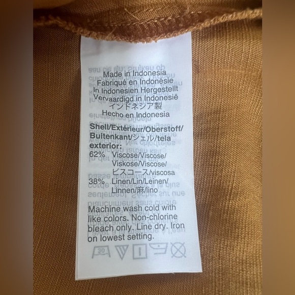 NWT Madewell Linen-Blend Dolman-Sleeve Tie-Waist Midi Dress
Toffee
Size 00 - Picture 8 of 8